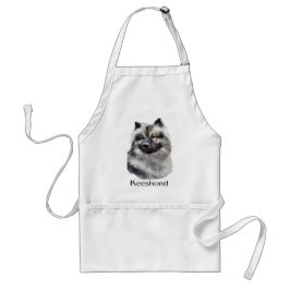 Keeshond Kunst Cadeaus Standaard Schort