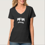 Keeshond Liefde - Hond Silhouetten w / Hart T-shirt<br><div class="desc"></div>