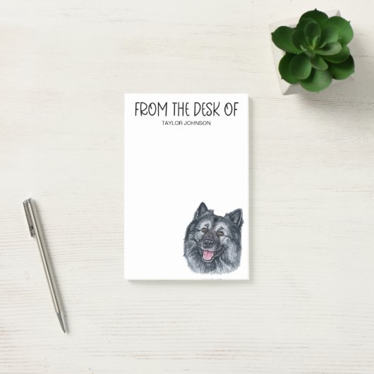 Keeshond Liefhebber Post-it Notities Post-it® Notes (Kantoor)