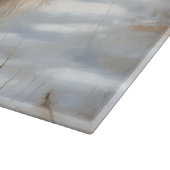 Keeshond liet het sneeuwen Kerstmis Snijplank (Hoek)