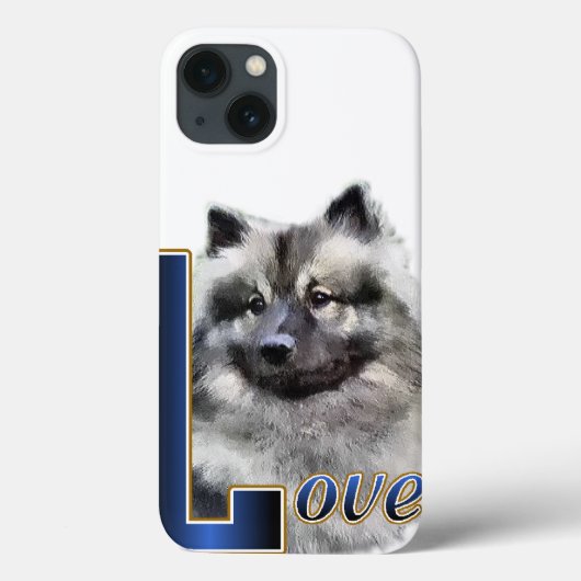 Keeshond LOVE Gifts Case-Mate iPhone Case (Achterkant)