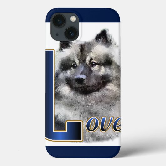 Keeshond LOVE Gifts Case-Mate iPhone Case (Achterkant)