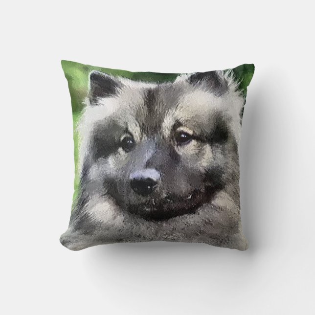 Keeshond Lovers Art Gifts Kussen (Voorkant)