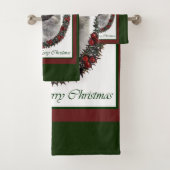 Keeshond Lovers Kerstmis Bad Handdoek (Insitu)
