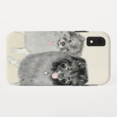 Keeshond Ma en Son Painting - Original Dog Art Case-Mate iPhone Case (Achterkant (horizontaal))