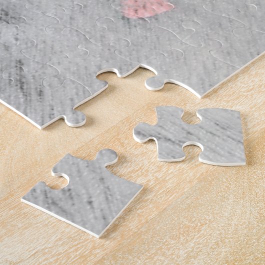 Keeshond Ma en Son Painting - Original Dog Art Legpuzzel (Zijkant)