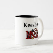 Keeshond Ma Mok (Voorkant rechts)