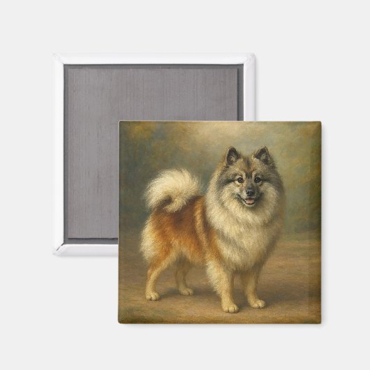 Keeshond Magneet (Voorkant / Achterkant)