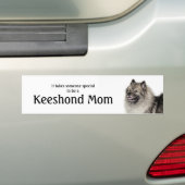 Keeshond mama bumpersticker (Op auto)