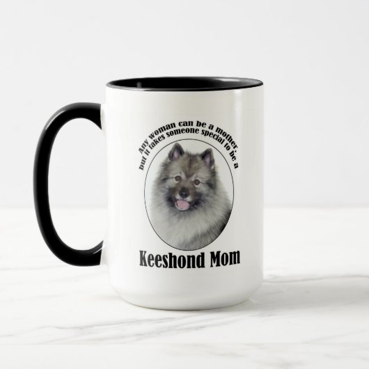 Keeshond mama mok (Links)