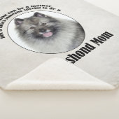 Keeshond mama sherpa deken (3/4)