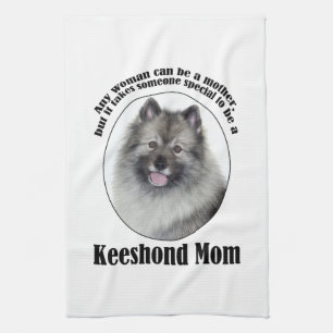 Keeshond mama theedoek