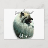 Keeshond Moeder 2 Briefkaart (Voorkant)