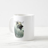 Keeshond Moeder 2 Koffiemok (Voorkant links)