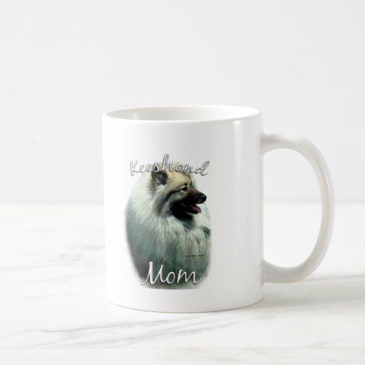 Keeshond Moeder 2 Koffiemok (Rechts)