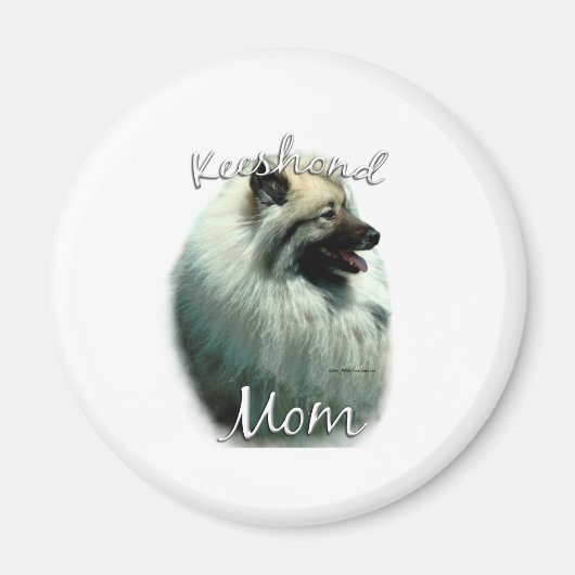Keeshond Moeder 2 Magneet (Voorkant)