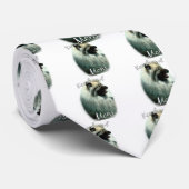 Keeshond Moeder 2 Stropdas (Opgerold)