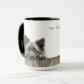Keeshond Mok (Voorkant links)