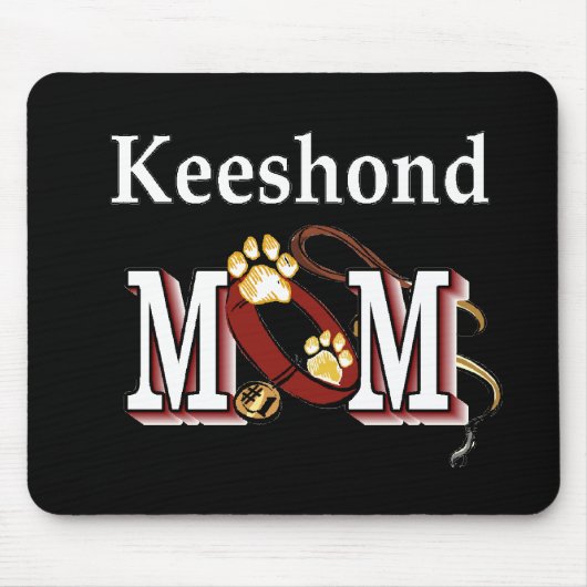 Keeshond MOM Gifts Muismat (Voorkant)