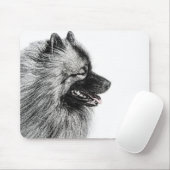 Keeshond Mousepad Muismat (Met muis)