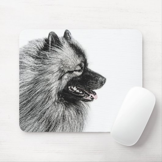 Keeshond Mousepad Muismat (Met muis)