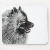 Keeshond Mousepad Muismat (Voorkant)