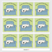 Keeshond niet-sportief ras | Funny Keesie Dog Sticker (Vel)