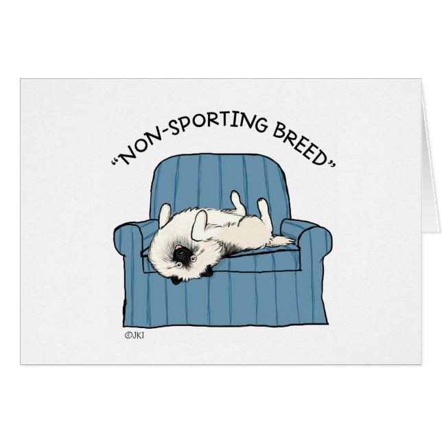 Keeshond "Non-Sporting Breed" (Voorkant Horizontaal)