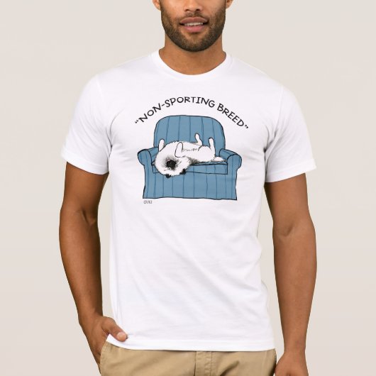 Keeshond "Non-Sporting Breed" T-shirt (Voorkant)