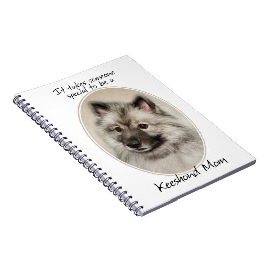 Keeshond Notitieboek (Rechterzijde)