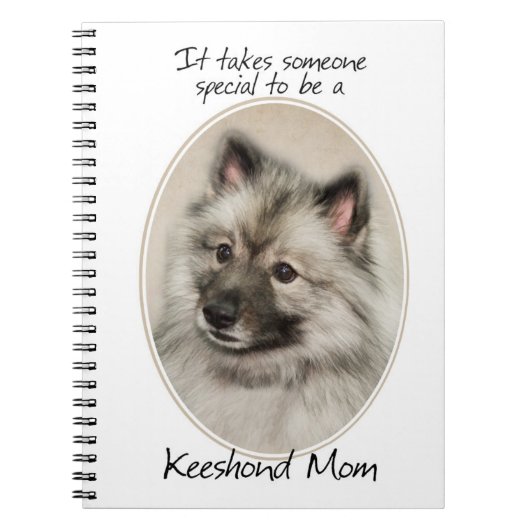 Keeshond Notitieboek (Voorkant)