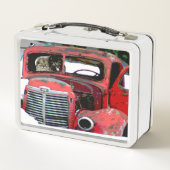 Keeshond Old Truck Paing Art (Achterkant)