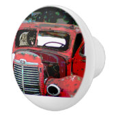 Keeshond Old Truck Paing Art Keramische Knop (Rechts)