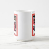 Keeshond Old Truck Paing Art Koffiemok (Center)