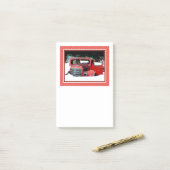 Keeshond Old Truck Paing Art Post-it® Notes (Op bureau)