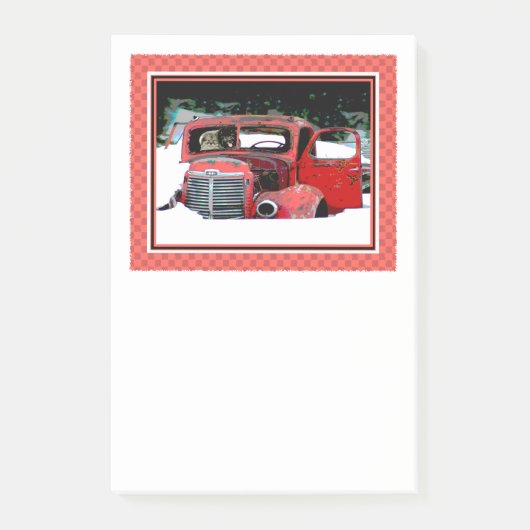 Keeshond Old Truck Paing Art Post-it® Notes (Voorkant)