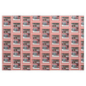 Keeshond Old Truck Paing Art Stof (Fat Quarter)