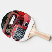 Keeshond Old Truck Paing Art Tafeltennisbatje (Zijkant)