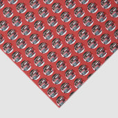 Keeshond Old Truck Paing Art Tissuepapier (Detail)