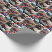 Keeshond op een peddel: Een Schilderachtig avontuu Cadeaupapier (Hoek)