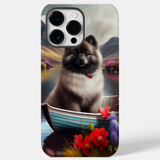 Keeshond op een peddel: Een Schilderachtig avontuu Case-Mate iPhone Case (Achterkant)