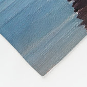 Keeshond op een peddel: Een Schilderachtig avontuu Fleece Deken (Hoek)