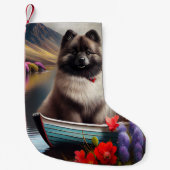 Keeshond op een peddel: Een Schilderachtig avontuu Kleine Kerstsok (Voorkant)