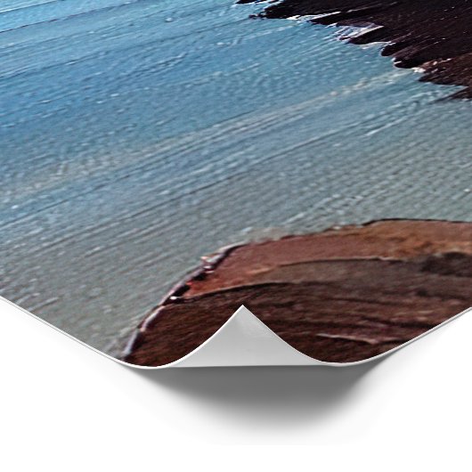 Keeshond op een peddel: Een Schilderachtig avontuu Poster (Hoek)