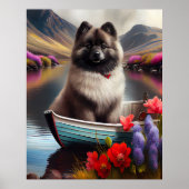 Keeshond op een peddel: Een Schilderachtig avontuu Poster (Voorkant)