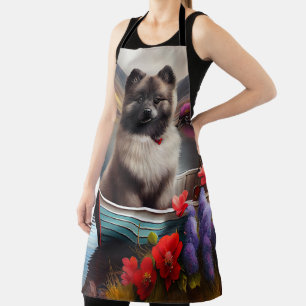Keeshond op een peddel: Een Schilderachtig avontuu Schort