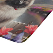 Keeshond op een peddel: Een Schilderachtig avontuu Snijplank (Hoek)