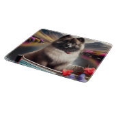 Keeshond op een peddel: Een Schilderachtig avontuu Snijplank (Hoek)