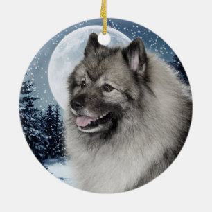 Keeshond Ornament