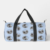 Keeshond Paar van Kees Schilderen Originele Dieren Plunjezak (Voorkant)